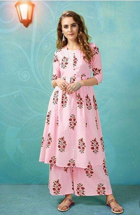 kurti with bottom wear uploaded by business on 10/22/2020