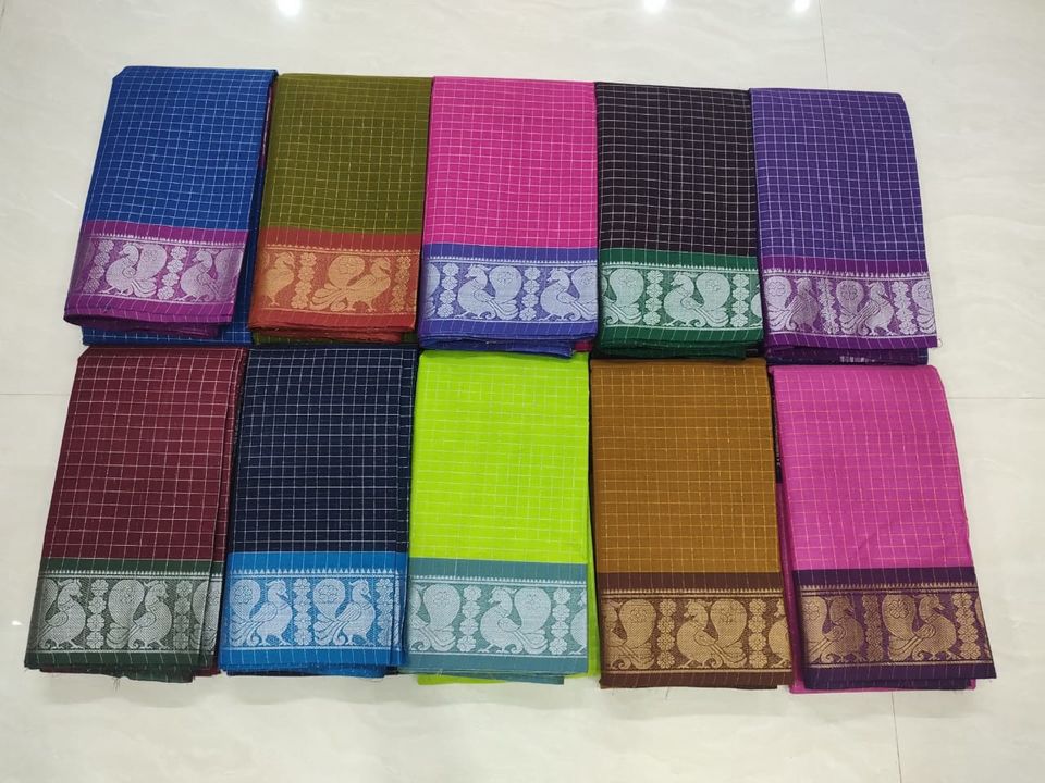 Factory Store Images of Chettinad cotton Sarees