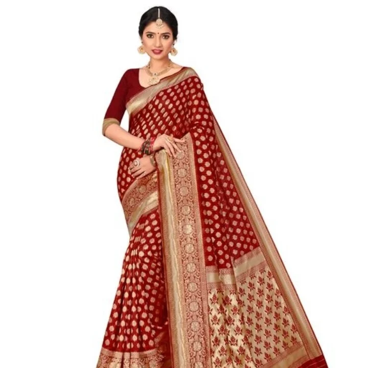 Name: Astoban Jacquard Embellished Fashion saree uploaded by Today's Fashion on 4/28/2022