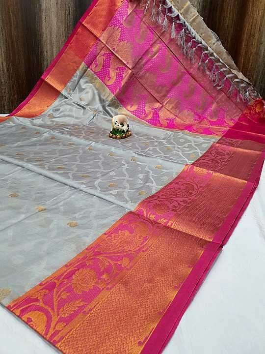 Paithan design sarees with butta & Rech pallu 6.30"metrs  uploaded by business on 10/22/2020
