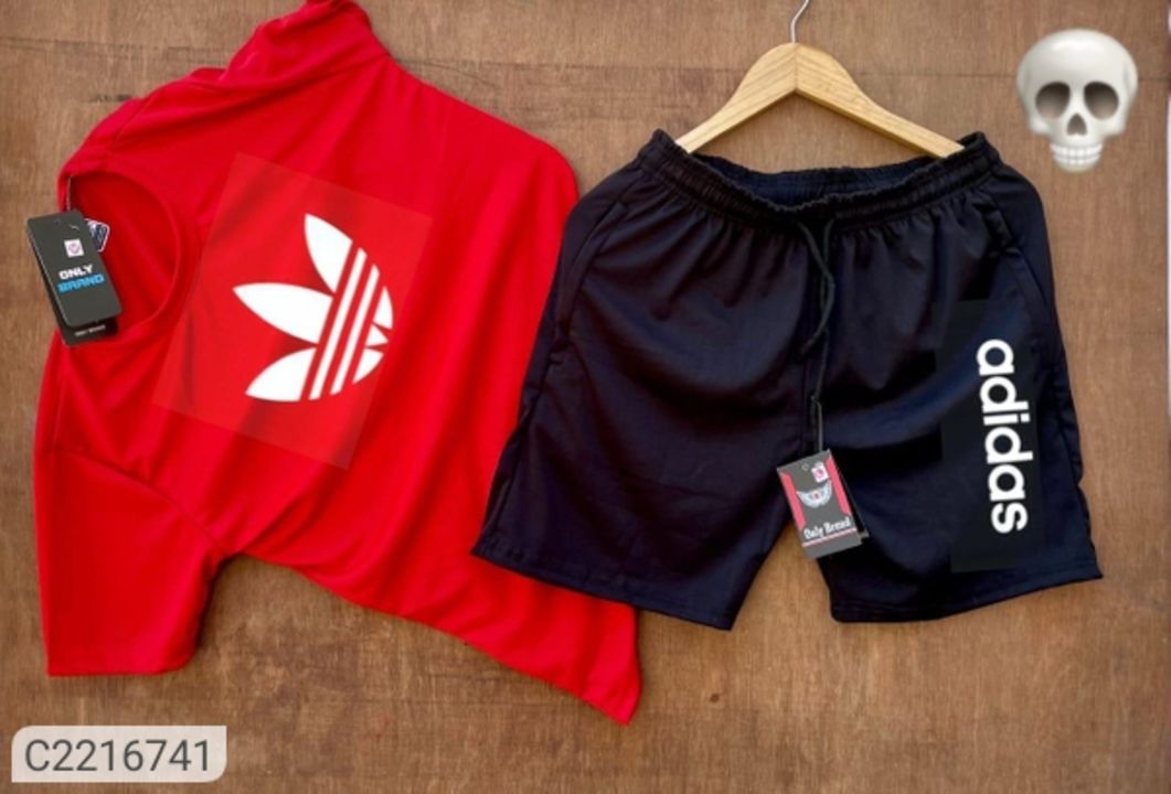 Adidas tshirt and short  uploaded by Wholesale market india on 4/28/2022