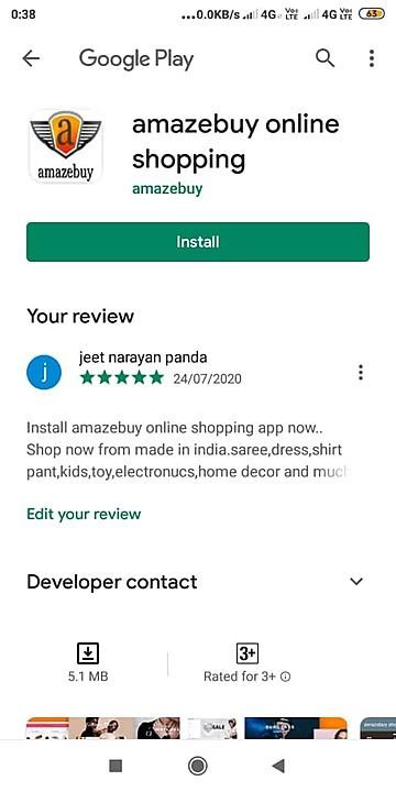 Post image https://play.google.com/store/apps/details?id=com.amazebuy.jnp
Click and install our official android app.
Isse sasta kahin nahi.