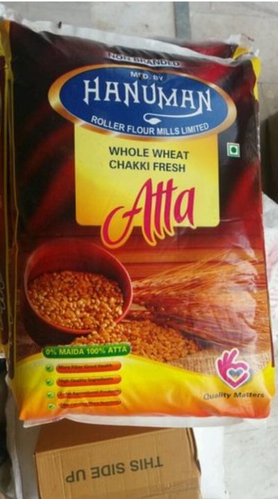 Hanuman Chakki Fresh Atta uploaded by Bansal Trading Co. - Grocery Wholesaler on 4/28/2022