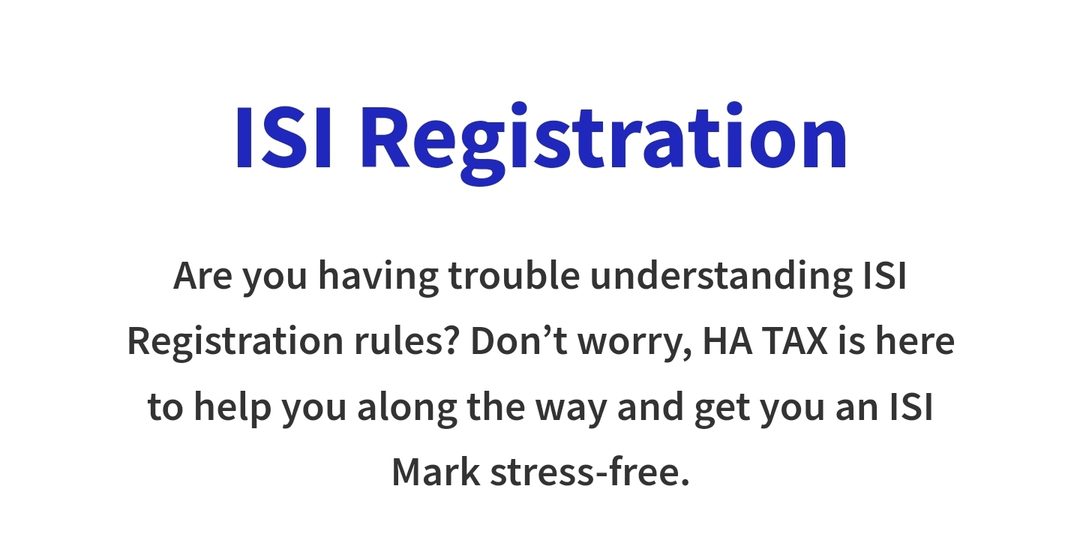 ISI Registration uploaded by HA TAX on 4/29/2022