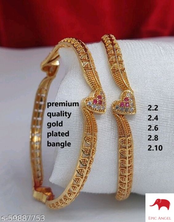 TRENDY WOMEN GOLD BANGLE uploaded by Epic Angel on 4/29/2022