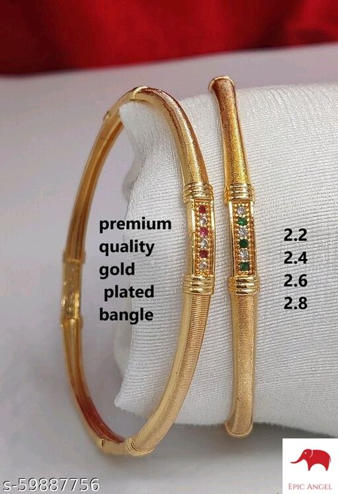 TRENDY WOMEN GOLD BANGLE uploaded by Epic Angel on 4/29/2022