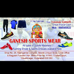 Business logo of Ganesh sports wear chaitanyapuri Hyderabad