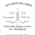 Business logo of Om sadguru kripa tailoring & designs creation