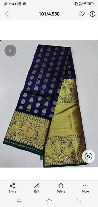 Post image Kanchivaram sarrie
Price 16500