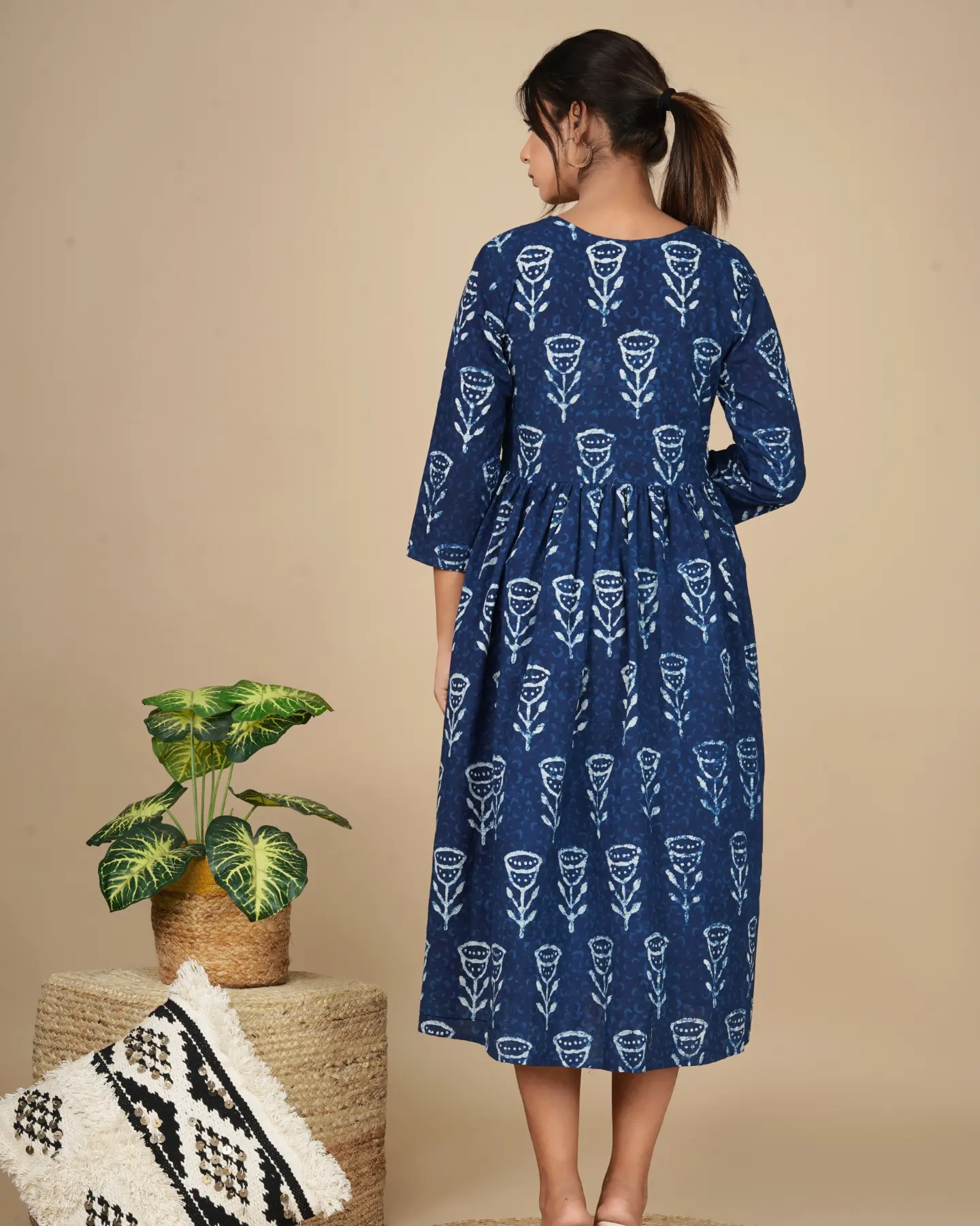Dress uploaded by Cotton hand block print bagru on 4/29/2022