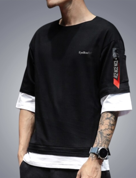 Product image with price: Rs. 320, ID: loose-fit-round-neck-t-shirt-4a357d58