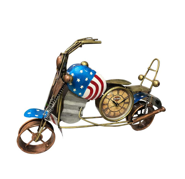 Handcrafted Stylish Bike Designed Clock/Home Decor/Gift Item/Showpiece

 uploaded by business on 4/30/2022