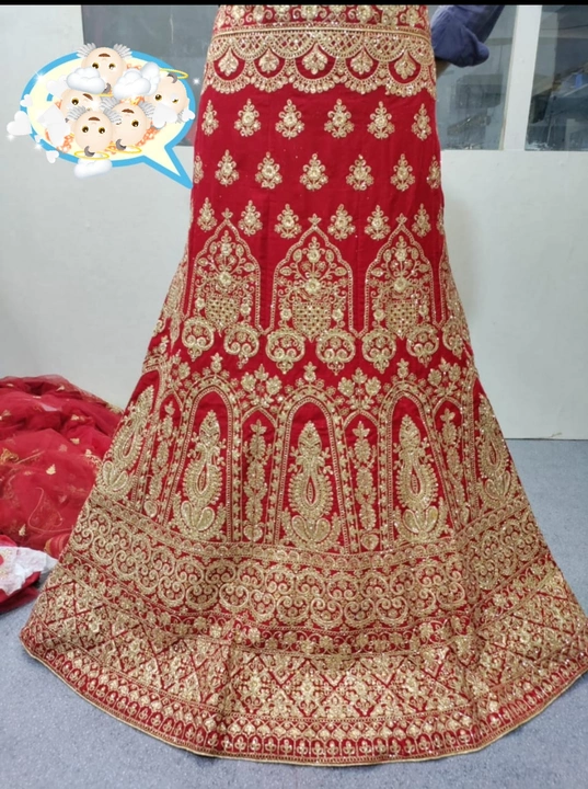 Unique lehenga with low price uploaded by business on 4/30/2022