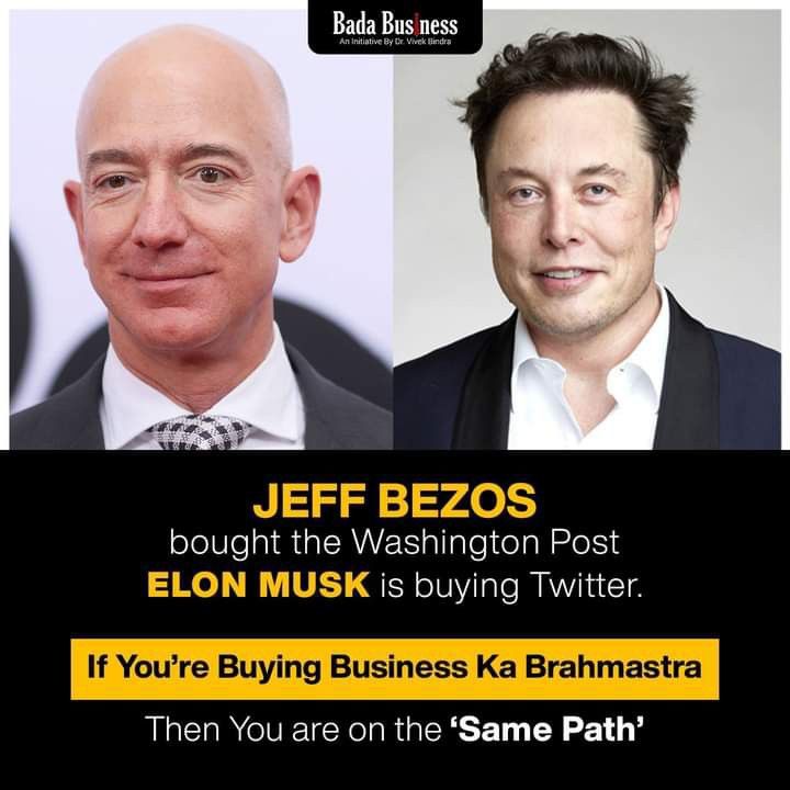 Post image Elon Musk buys Twitter, you buy the Brahmastra of business and make your business a big business.
Price- 2,999/
300 + रामबाण Strategies + Globally Award
Winning Premium Content 100% Money Back TR+ 3 Problem Solving Courses Free (Worth 30,000/-)#businessman #businessowners