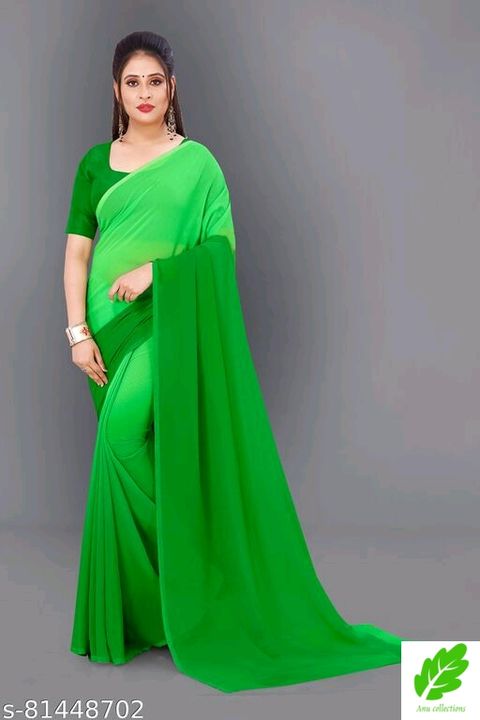 Catalog Name:*Aagam Graceful Sarees* Saree Fabric: Georgette Blouse: Separate Blouse Piece Blouse Fa uploaded by business on 4/30/2022