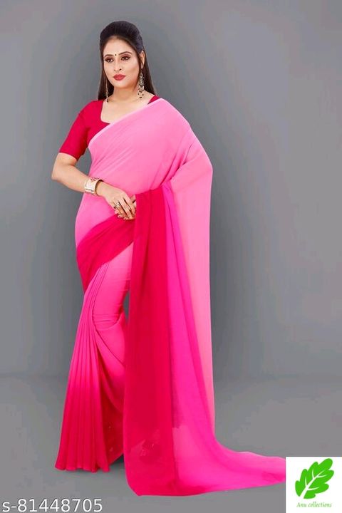 Catalog Name:*Aagam Graceful Sarees* Saree Fabric: Georgette Blouse: Separate Blouse Piece Blouse Fa uploaded by business on 4/30/2022