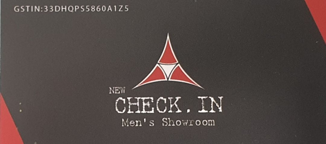 Visiting card store images of CHECK.IN MENSSHOWROOM