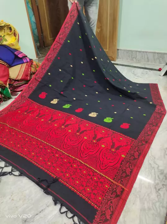 Pure Coton khadi hand work uploaded by business on 4/30/2022
