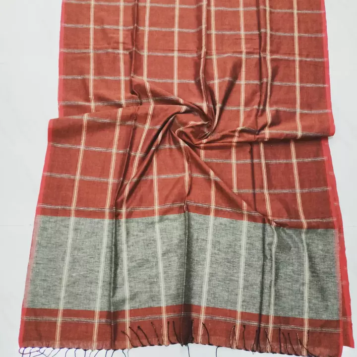 Handloom cotton Saree with anchal gicha uploaded by business on 5/1/2022