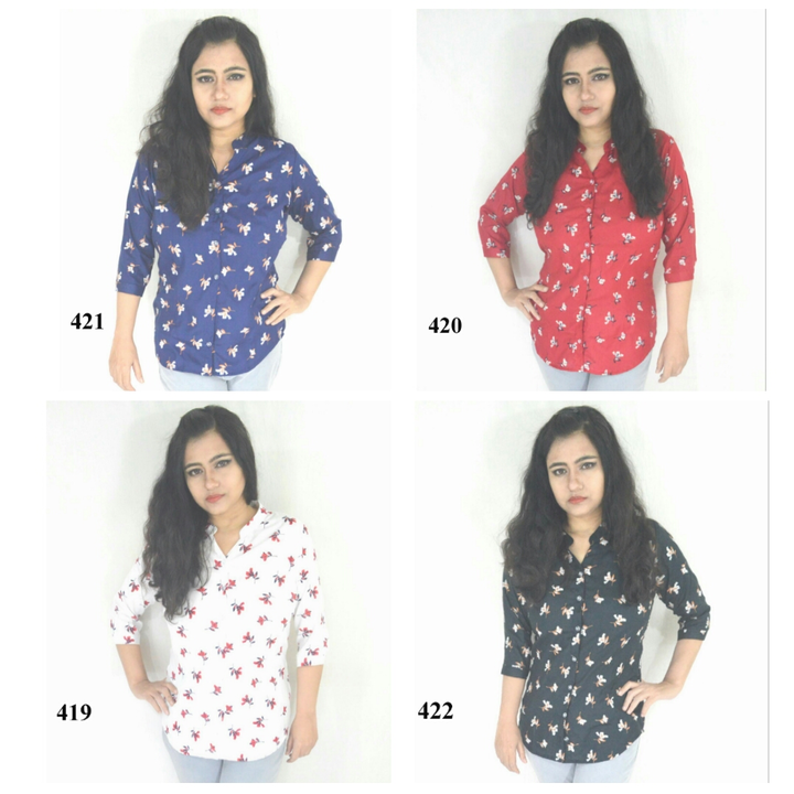 Women/Girls Rayon printedcasual shirts uploaded by Maambe wears on 5/1/2022