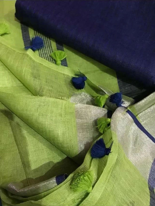 Lilen saree  uploaded by business on 5/1/2022