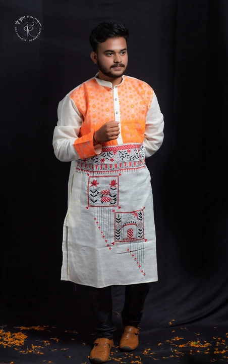 Hand embroidery kurta uploaded by business on 5/1/2022