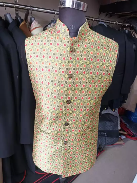 Printed Nehru jacket  uploaded by Jodhpur Trading Company on 5/1/2022