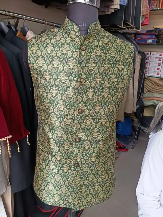 Printed Nehru jacket  uploaded by Jodhpur Trading Company on 5/1/2022