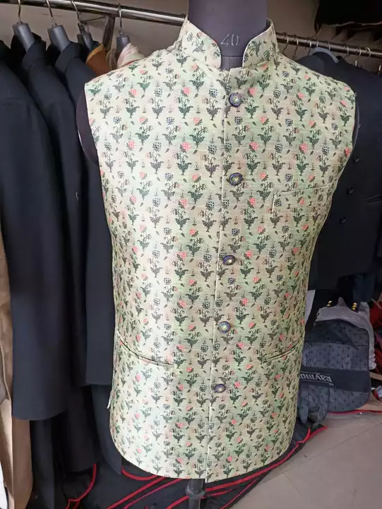Printed Nehru jacket  uploaded by business on 5/1/2022