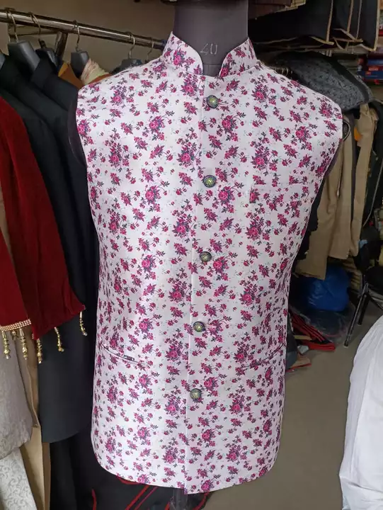 Printed Nehru jacket  uploaded by business on 5/1/2022
