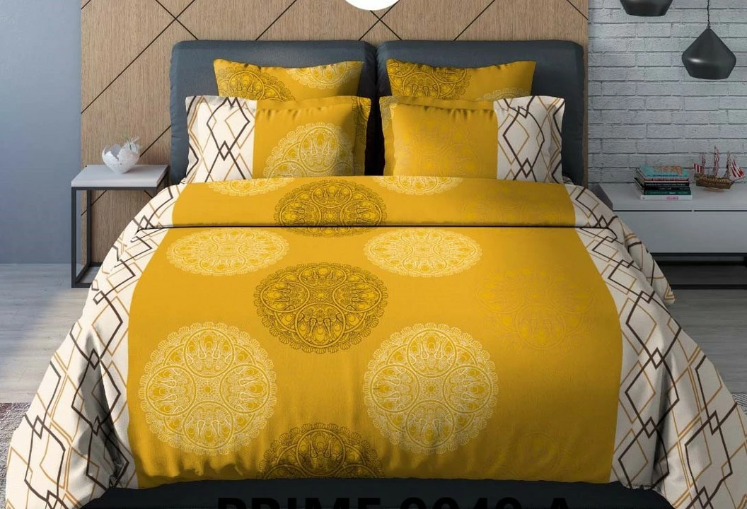 Twill New collection  bedsheet set satin poly cotton 280tc 160gsm uploaded by Shiv Shakti Handloom Industries on 5/1/2022