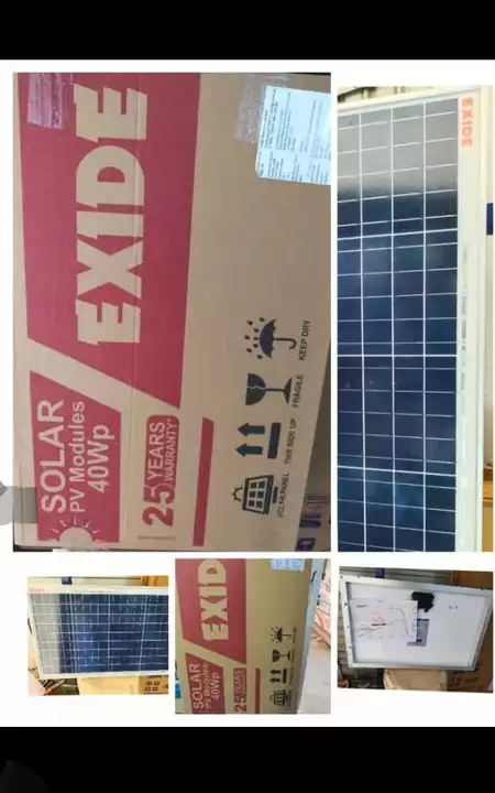 40watt Exide solar panel uploaded by Kirway Technologies on 5/1/2022