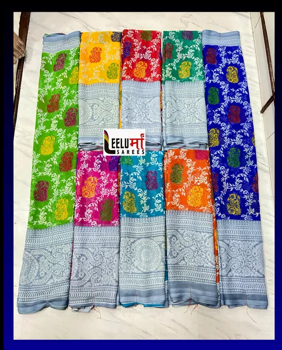 Synthetic saree uploaded by business on 5/1/2022