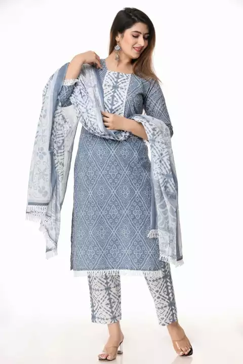 Post image Plz contact us all type of kurti and 3 piece set wholesale price9982277500