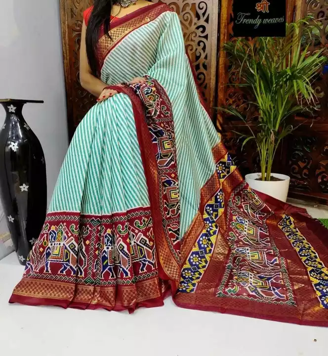 Beautiful soft  IKKAT cotton saree uploaded by Shree Ladies fashion Hub on 5/2/2022