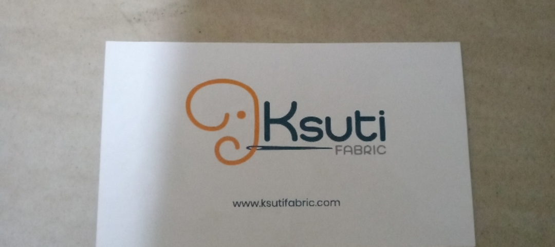 Visiting card store images of Ksuti fabric