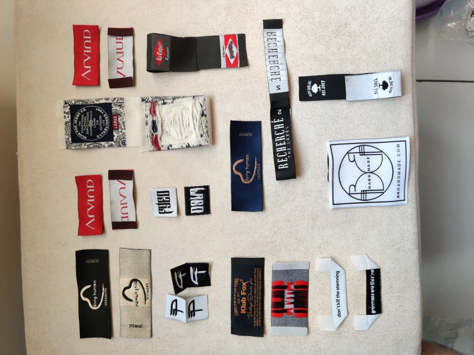 Post image We are the Manufacturer and exporter of Garment labels and Tags. We make all type of labels and tags