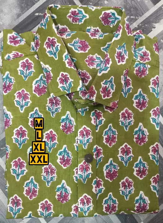 Cotton printed shirts  uploaded by Indiana Creations  on 5/2/2022