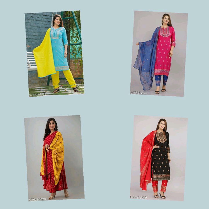 Dupatta set with pant  uploaded by business on 5/2/2022