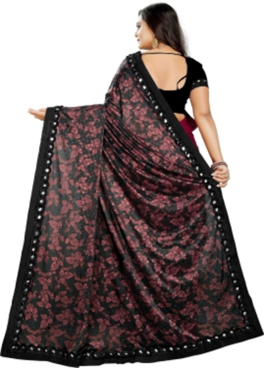 ksevencreation Printed Fashion Lycra Blend Saree uploaded by Today's Fashion on 5/2/2022