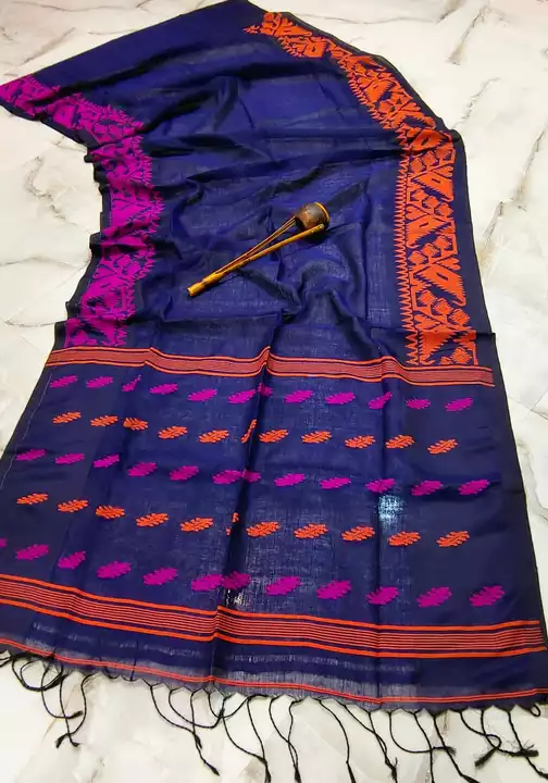 Lilen saree uploaded by business on 5/2/2022