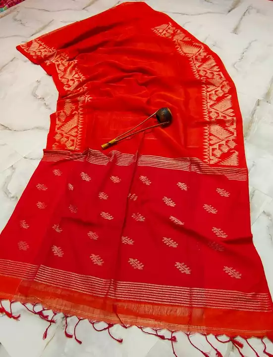 Lilen saree uploaded by business on 5/2/2022