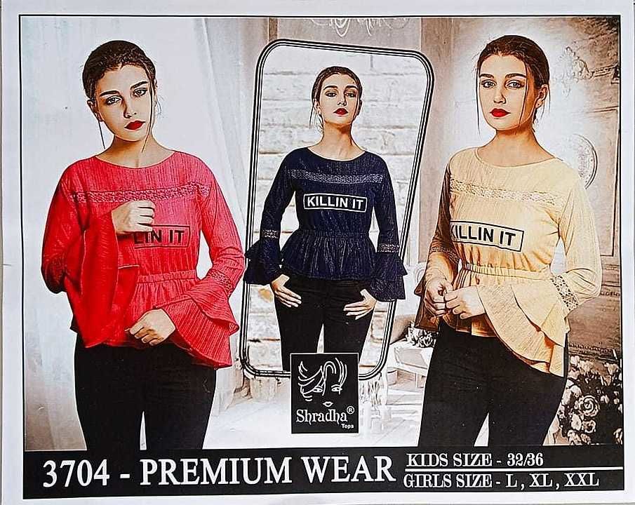 Crop Top
Size - XL uploaded by Aditi Garments Jalna on 10/23/2020