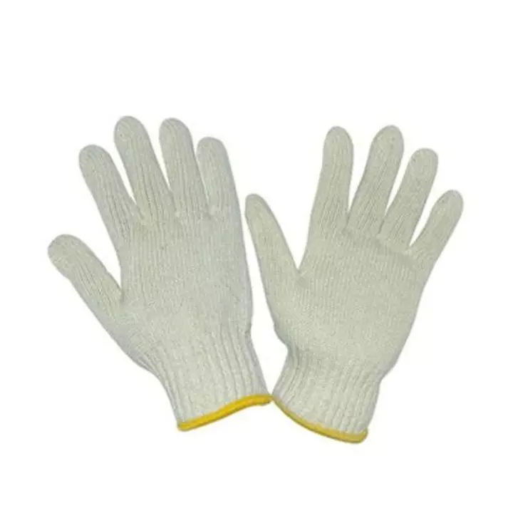 White Knitted hand gloves  uploaded by Jai shree shyam enterprises on 5/3/2022