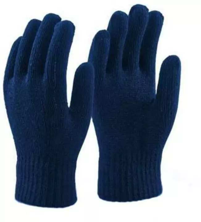 Blue knitted gloves  uploaded by business on 5/3/2022