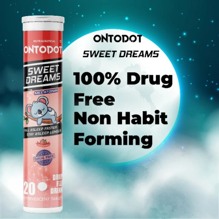 Ontodot Sweet Dreams Melatonin 10mg – 20 Effervescent Tablets – Strawberry Flavour

 uploaded by Ontodot on 5/3/2022