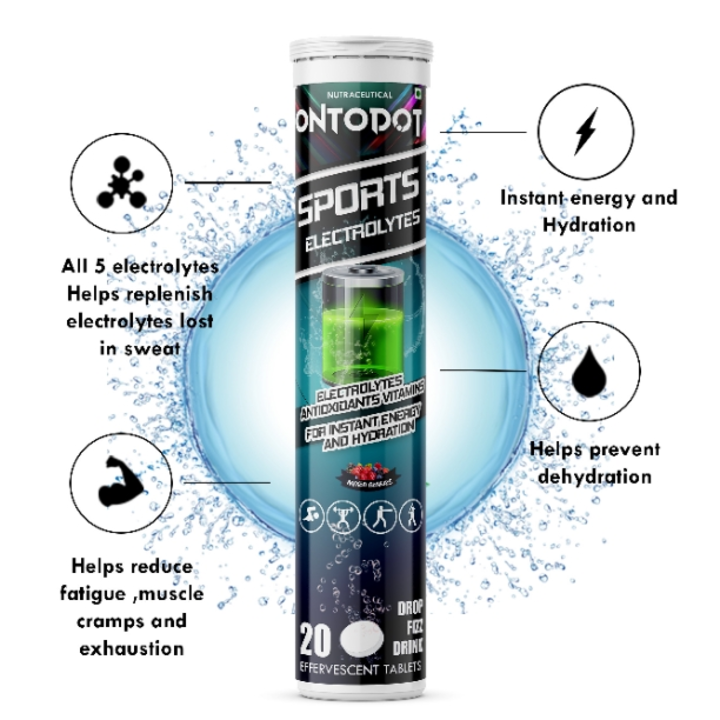 Ontodot Sports Electrolytes Hydration Drink – 20 Effervescent Tablets – Mixed Berries Flavour

 uploaded by Ontodot on 5/3/2022