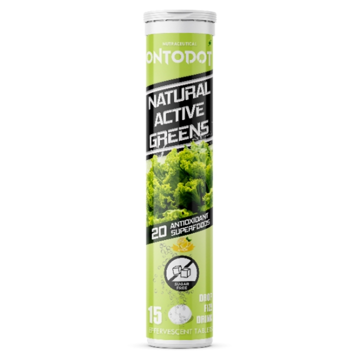 Ontodot Natural Active Greens – 15 Spirulina Effervescent Tablets – Sugar Free – Lemon Flavour uploaded by Ontodot on 5/3/2022