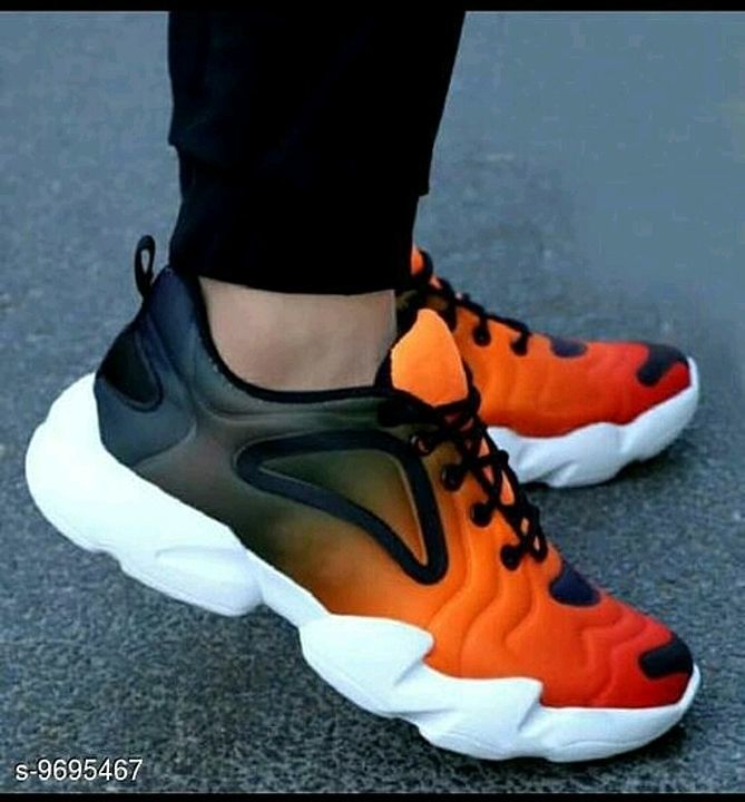 Post image Aadab Trendy Men Sports Shoes

Material: Mesh
Sole Material: EVA
Fastening &amp; Back Detail: Lace-Up
Pattern: Printed
Multipack: 1
Sizes: 
IND-7 (Foot Length Size: 25 cm, Foot Width Size: 10.1 cm) 
IND-10 (Foot Length Size: 26.5 cm, Foot Width Size: 10.4 cm) 
IND-6 (Foot Length Size: 24.5 cm, Foot Width Size: 10 cm) 
IND-9 (Foot Length Size: 26 cm, Foot Width Size: 10.3 cm) 
IND-8 (Foot Length Size: 25.5 cm, Foot Width Size: 10.2 cm) 
Dispatch: 2-3 Days  $ 825