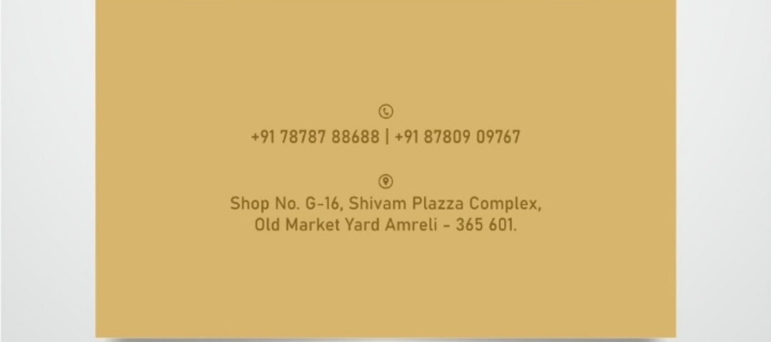 Visiting card store images of G&T FABRICS 